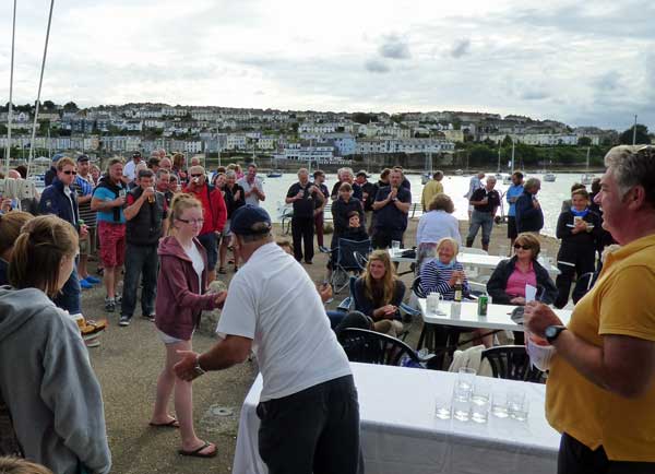 Prize giving